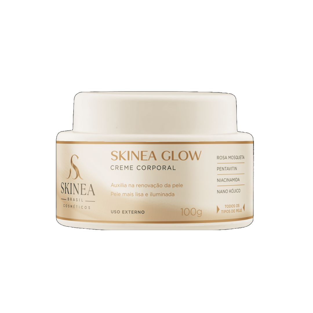 Pote oficial SKINEA GLOW Creme Corporal, 100g